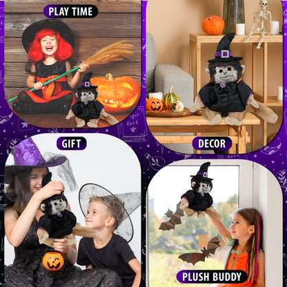 SUPER SOFT PLUSH - SQUIRREL MONKEY WITCH