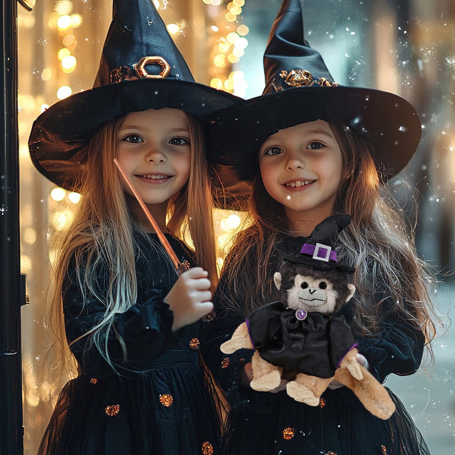 SUPER SOFT PLUSH - SQUIRREL MONKEY WITCH