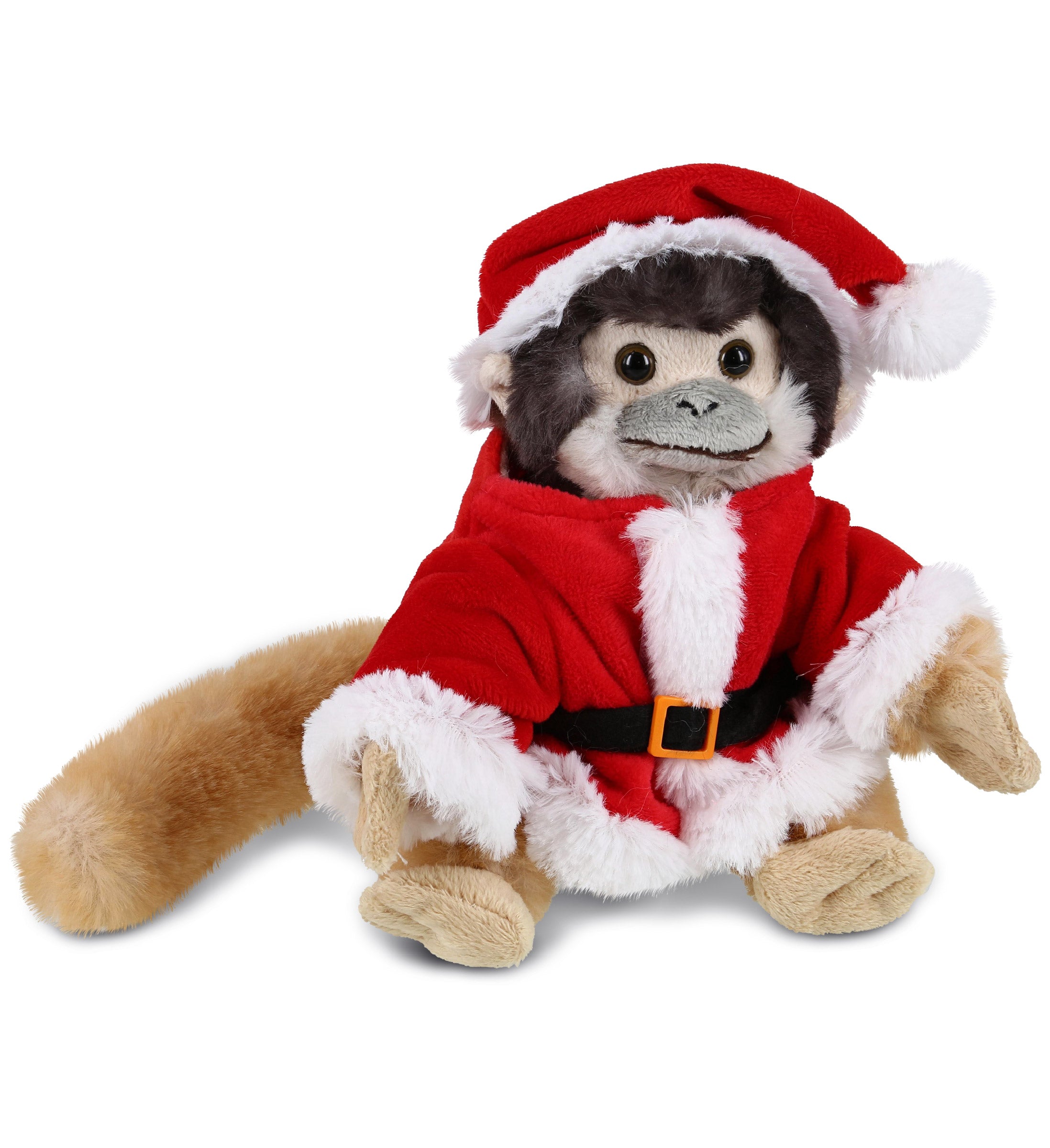 PLUSH SANTA - SUPER SOFT PLUSH - SQUIRREL MONKEY