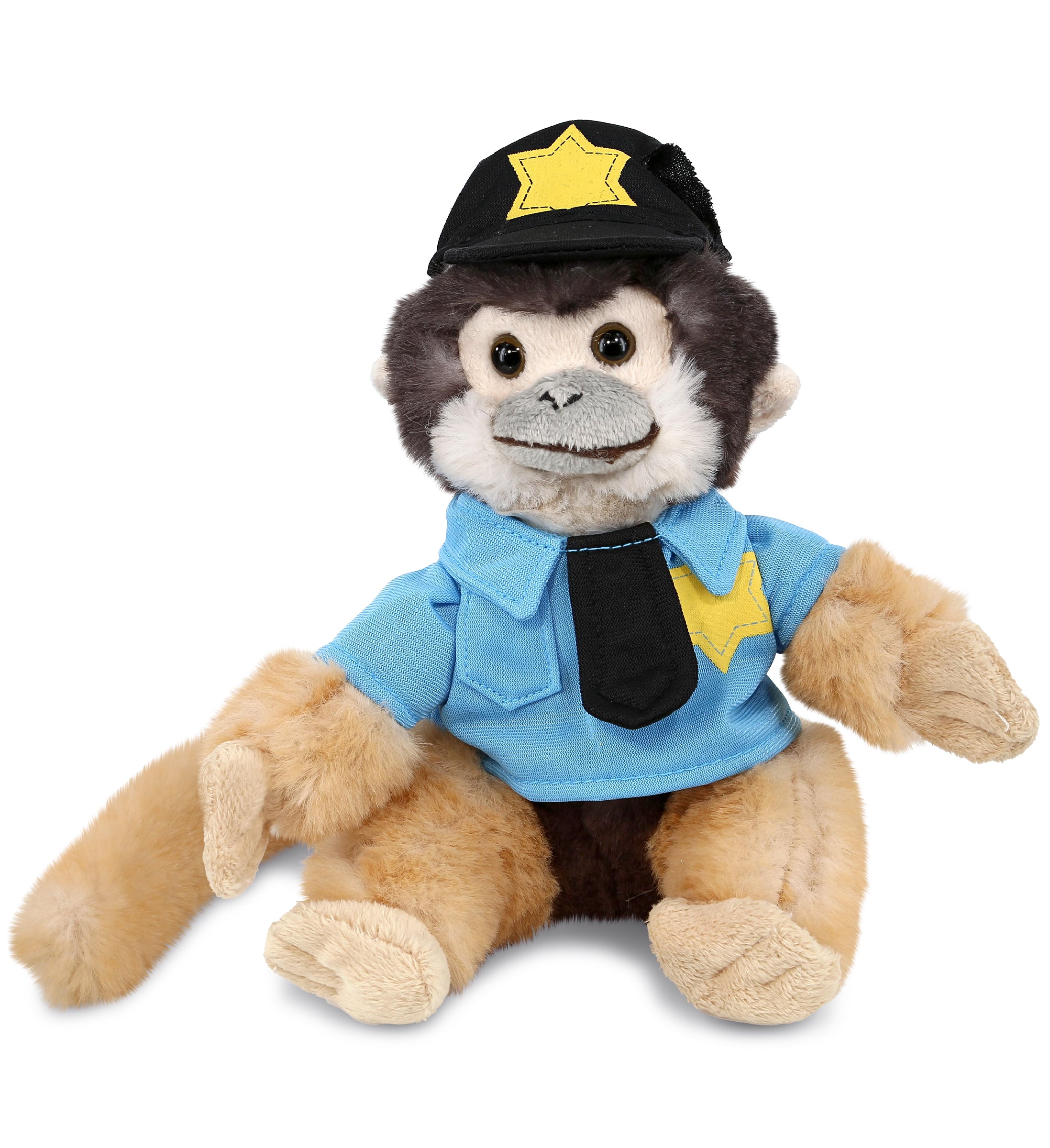 PLUSH POLICE - SUPER SOFT PLUSH - SQUIRREL MONKEY