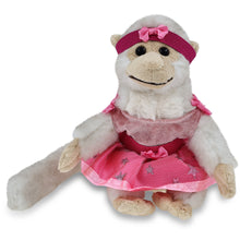 SUPER SOFT PLUSH - WHITE SQUIRREL MONKEY BALLERINA