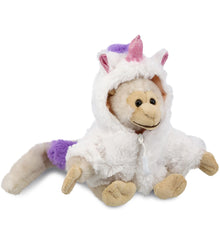PLUSH UNICORN - SUPER SOFT PLUSH - WHITE SQUIRREL MONKEY