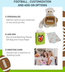 SUPER SOFT PLUSH - WHITE SQUIRREL MONKEY WITH FOOTBALL PLUSH