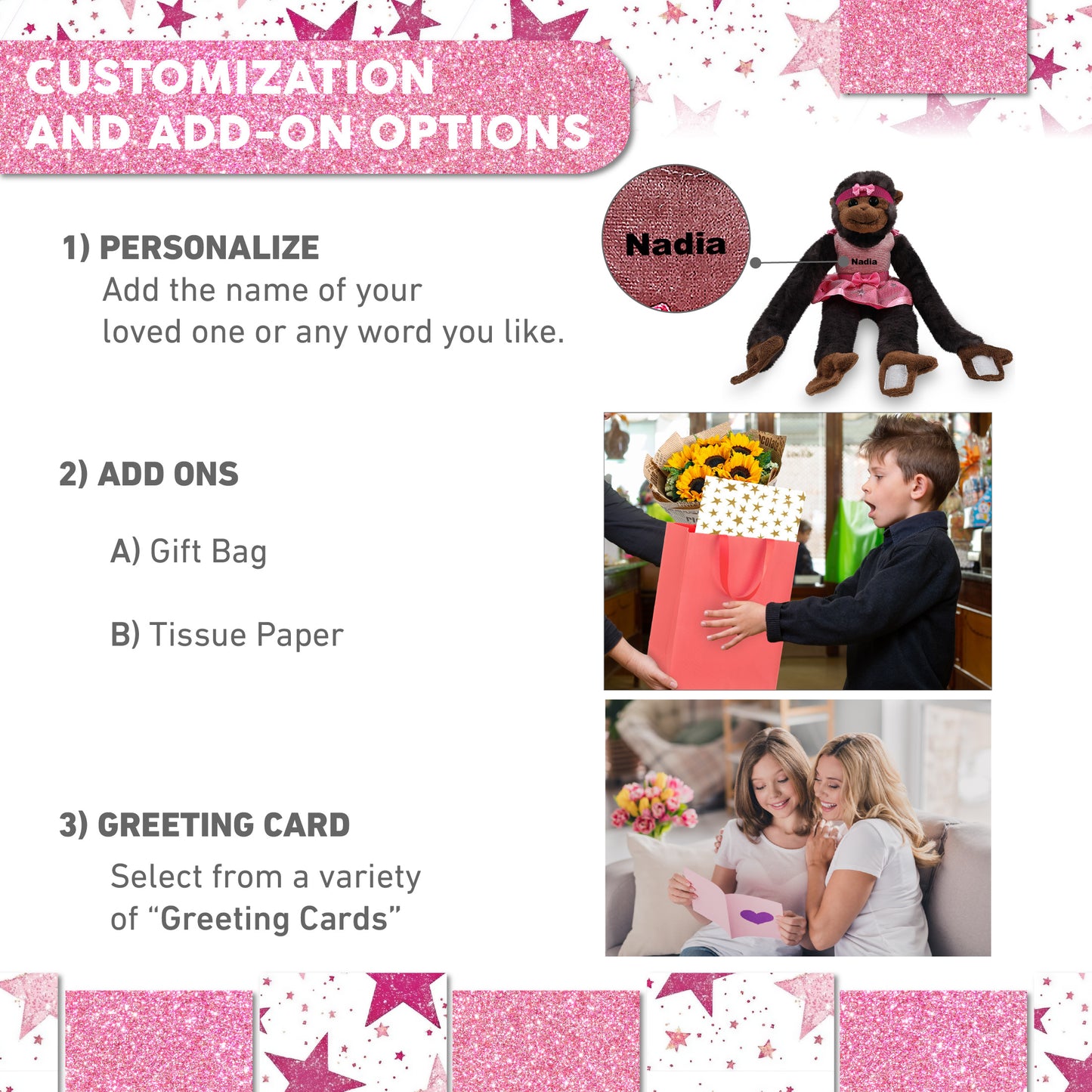 SUPER SOFT PLUSH - LONG ARM HANGING BLACK CAPUCHIN MONKEY BALLERINA