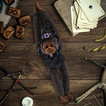SUPER SOFT PLUSH - LONG ARM HANGING BLACK CAPUCHIN MONKEY WITCH