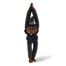 SUPER SOFT PLUSH - LONG ARM HANGING BLACK CAPUCHIN MONKEY WITCH