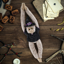 SUPER SOFT PLUSH - LONG ARM HANGING WHITE SQUIRREL MONKEY WITCH