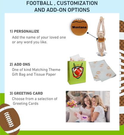 SUPER SOFT PLUSH - LONG ARM HANGING WHITE SQUIRREL MONKEY WITH FOOTBALL PLUSH