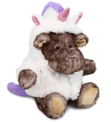 PLUSH UNICORN - SUPER SOFT PLUSH - BROWNISH SITTING MOOSE