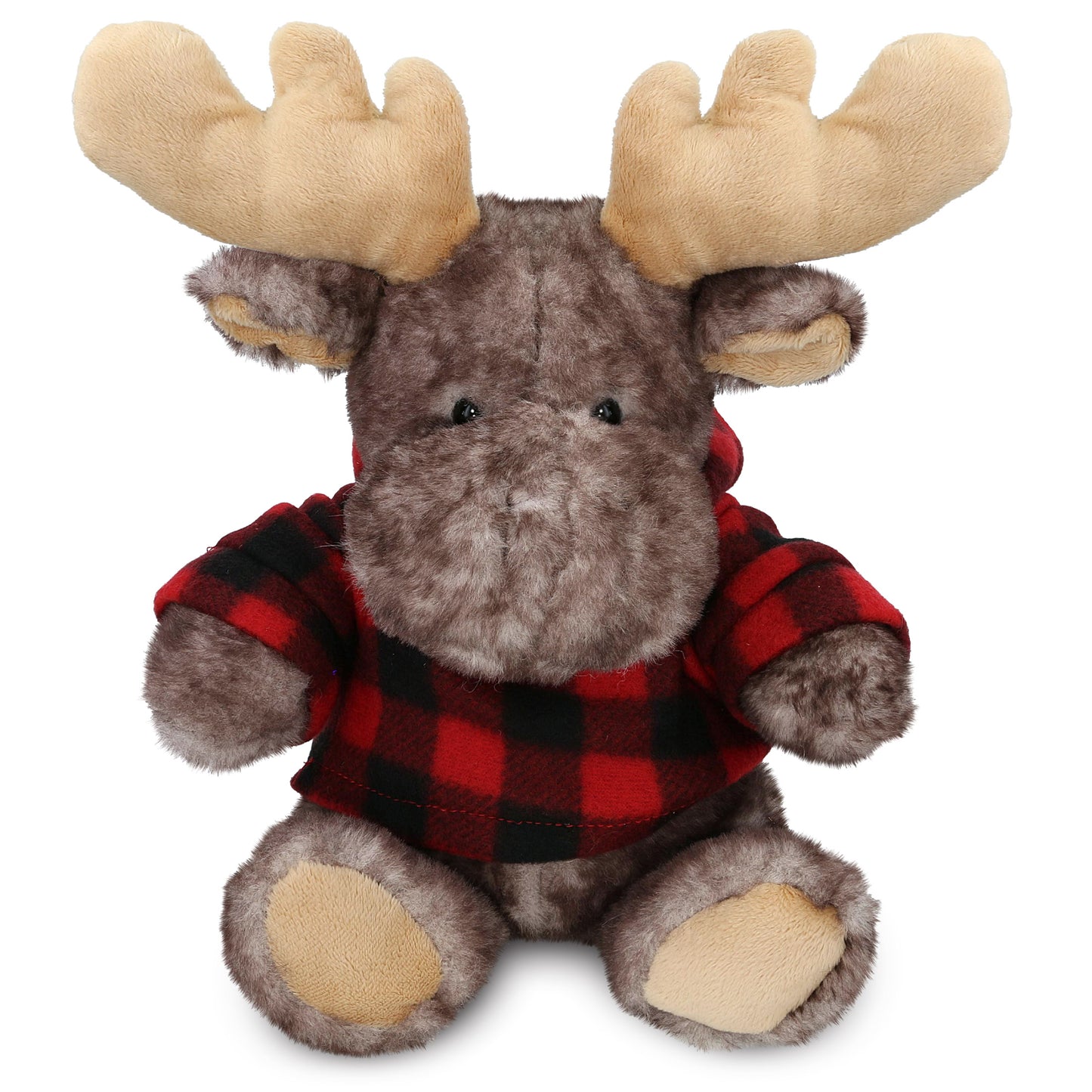 SUPER SOFT PLUSH - BROWNISH SITTING MOOSE