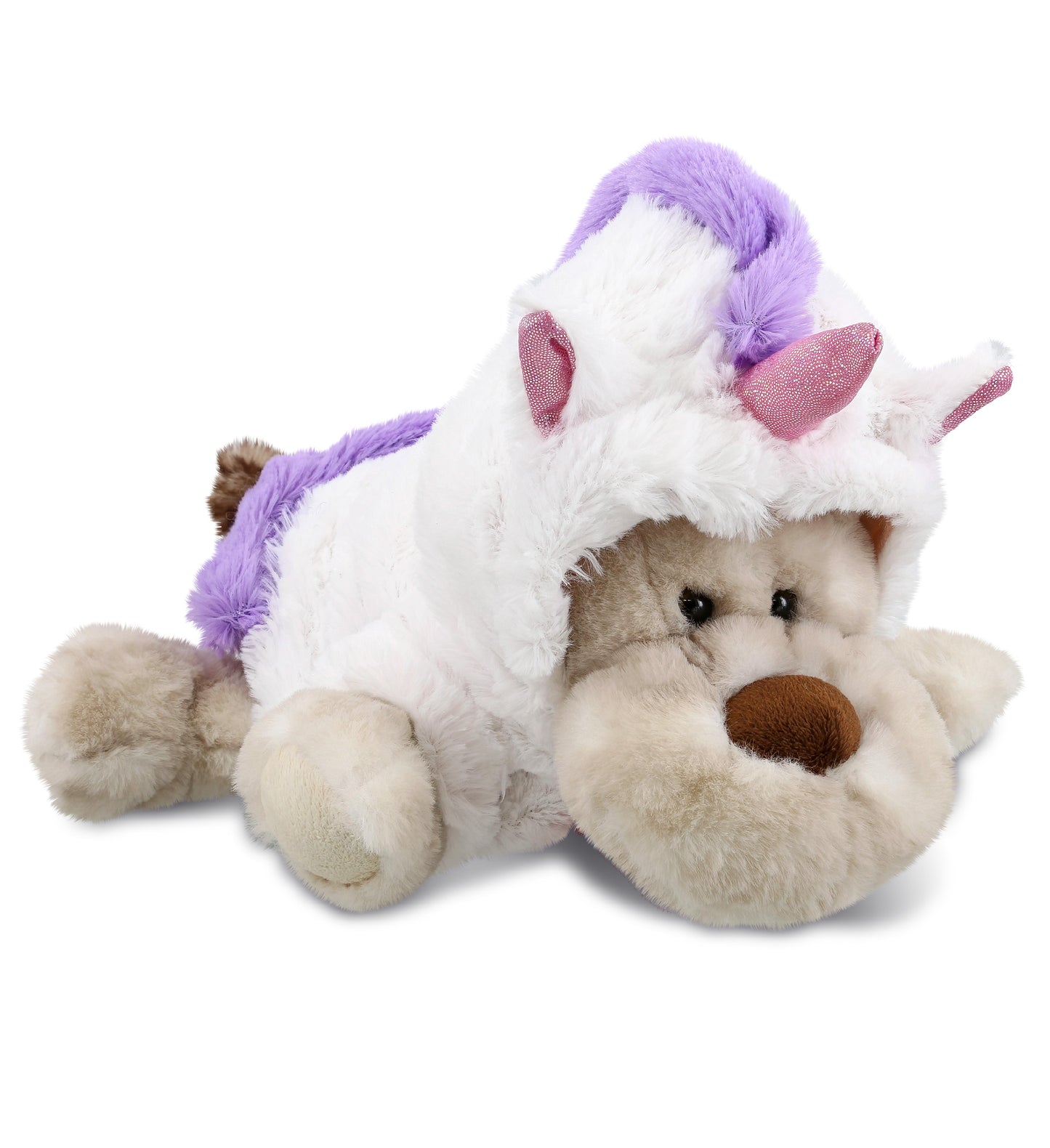 PLUSH UNICORN - SUPER SOFT PLUSH - LYING DOG