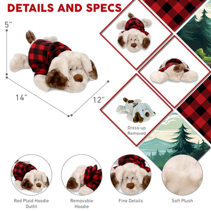 SUPER SOFT PLUSH - LYING DOG