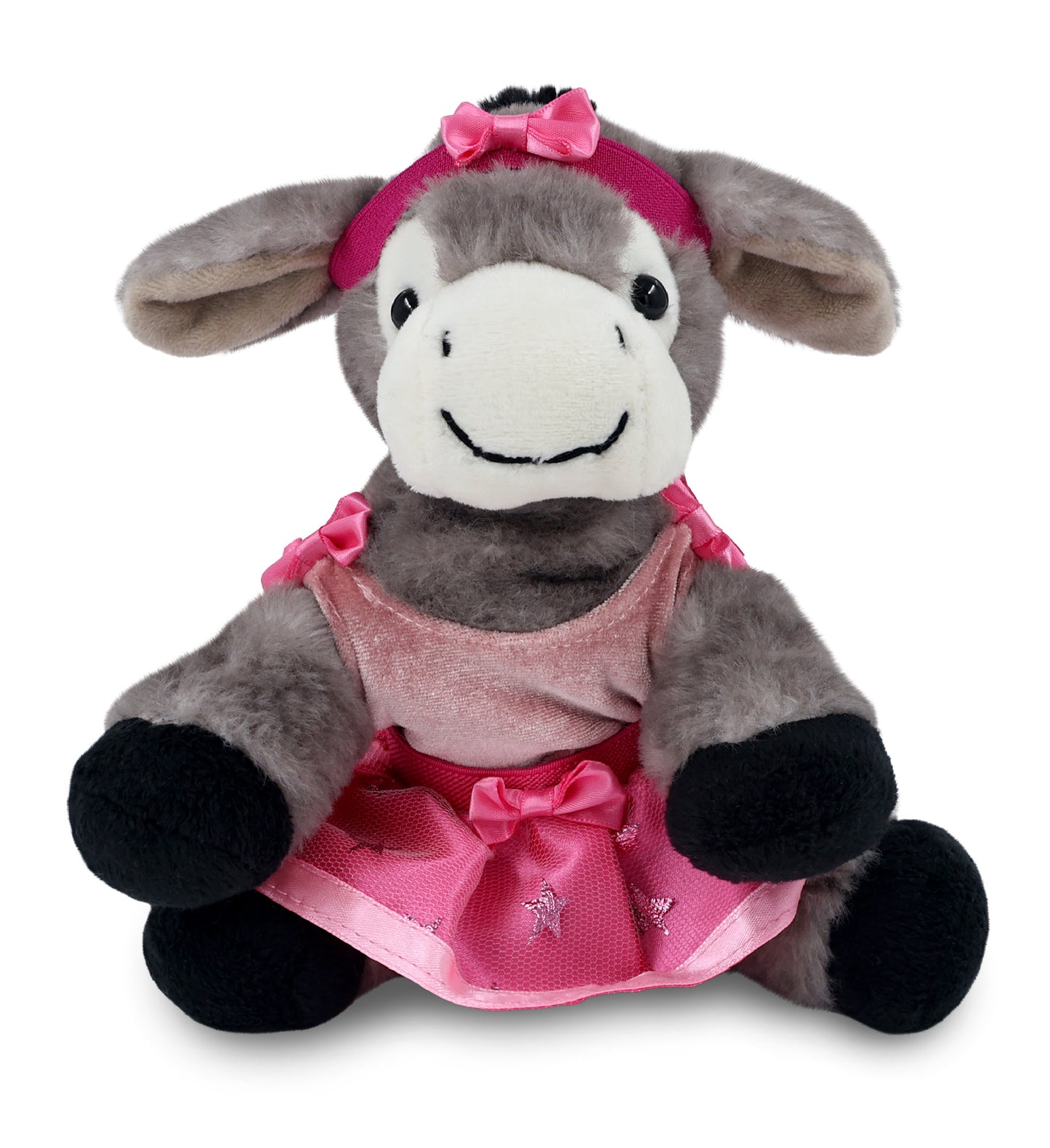 SUPER SOFT PLUSH - LYING GREY DONKEY Ballerina