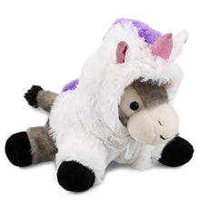 PLUSH UNICORN - SUPER SOFT PLUSH - LYING GREY DONKEY