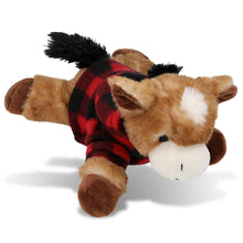 SUPER SOFT PLUSH - LYING BROWN DONKEY