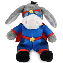 SUPER SOFT PLUSH - SITTING GREY DONKEY SUPER HERO