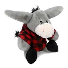 SUPER SOFT PLUSH - SITTING GREY DONKEY