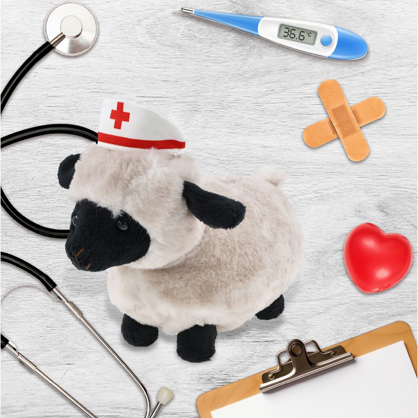SUPER SOFT PLUSH - VALAIS BLACKNOSE SHEEP NURSE