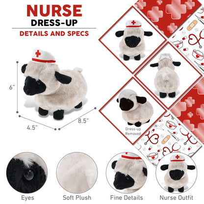 SUPER SOFT PLUSH - VALAIS BLACKNOSE SHEEP NURSE