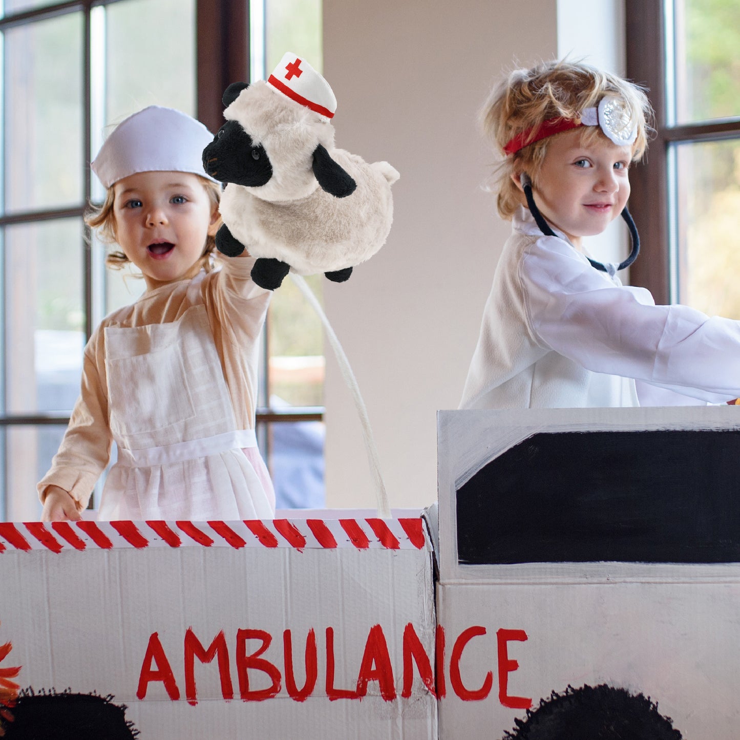 SUPER SOFT PLUSH - VALAIS BLACKNOSE SHEEP NURSE