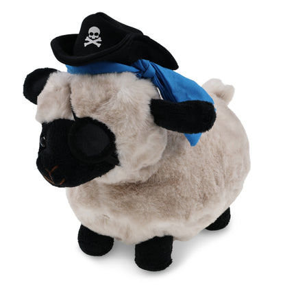 SUPER SOFT PLUSH - VALAIS BLACKNOSE SHEEP PIRATE DRESS UP