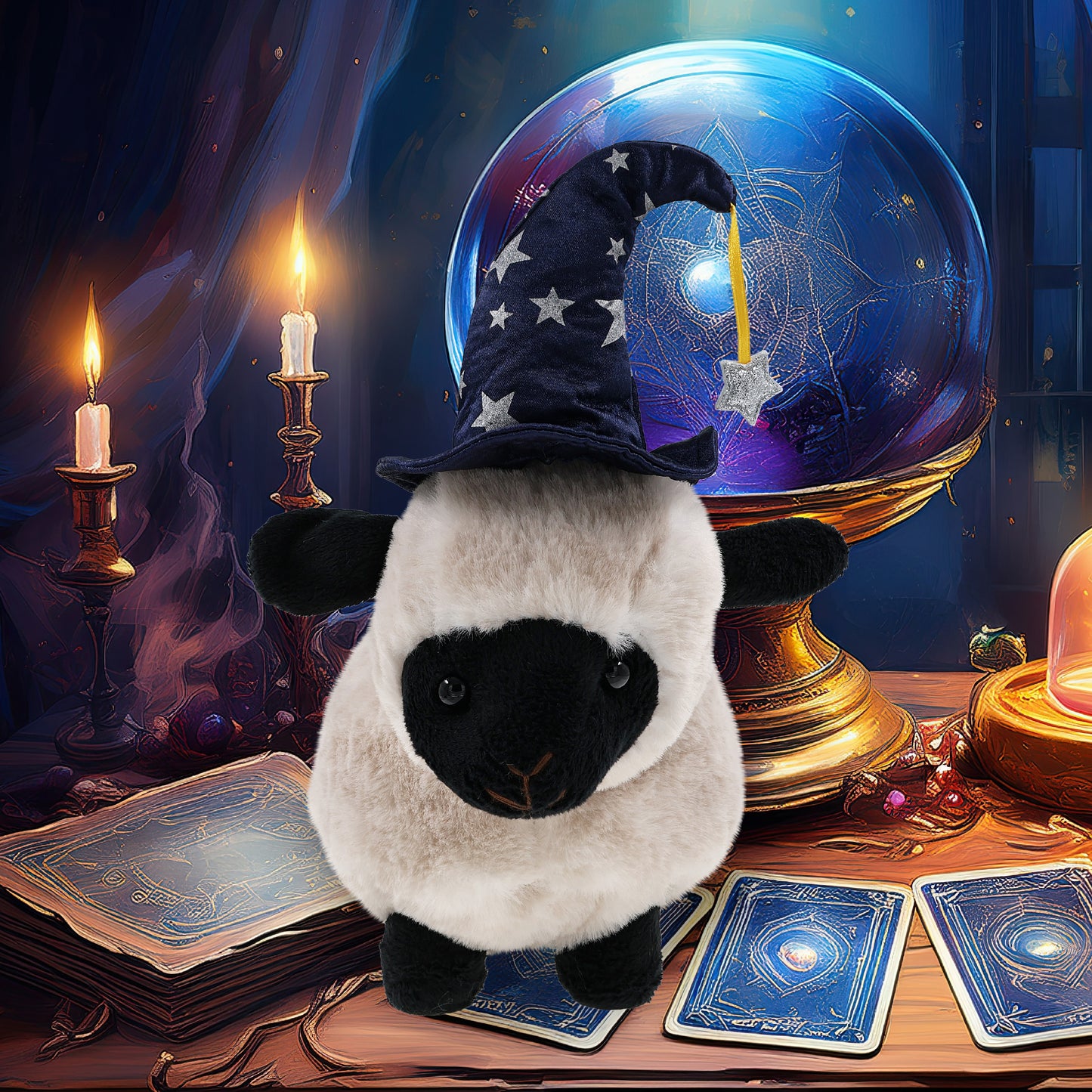SUPER SOFT PLUSH - VALAIS BLACKNOSE SHEEP WIZARD