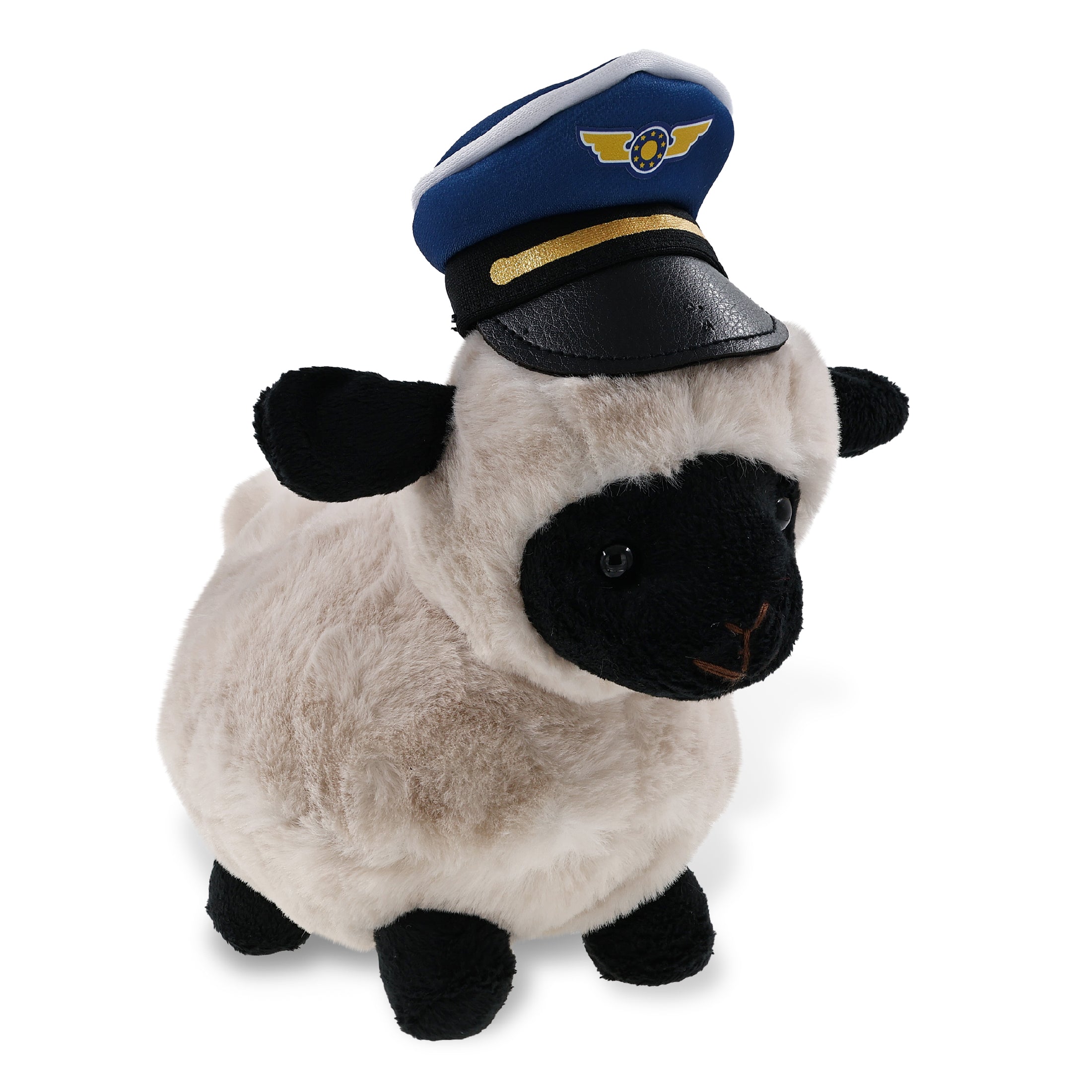 SUPER SOFT PLUSH - VALAIS BLACKNOSE SHEEP PILOT DRESS UP