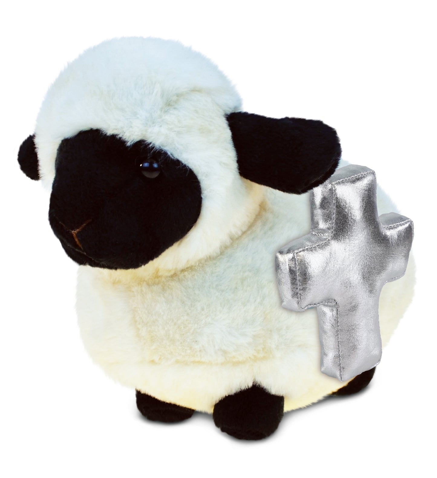 PLUSH CROSS - SUPER SOFT PLUSH - VALAIS BLACKNOSE SHEEP