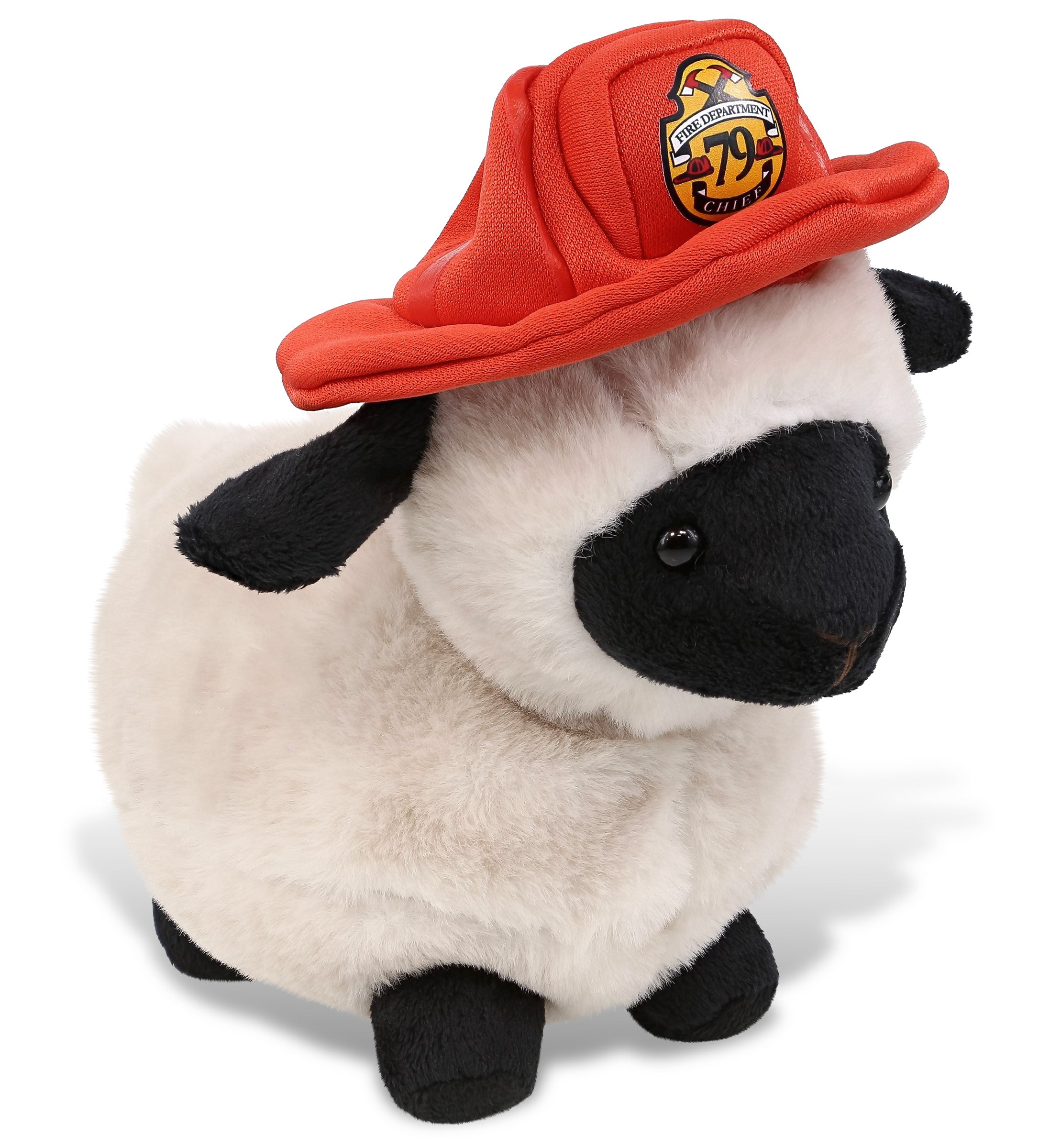 PLUSH FIREMAN - SUPER SOFT PLUSH - VALAIS BLACKNOSE SHEEP
