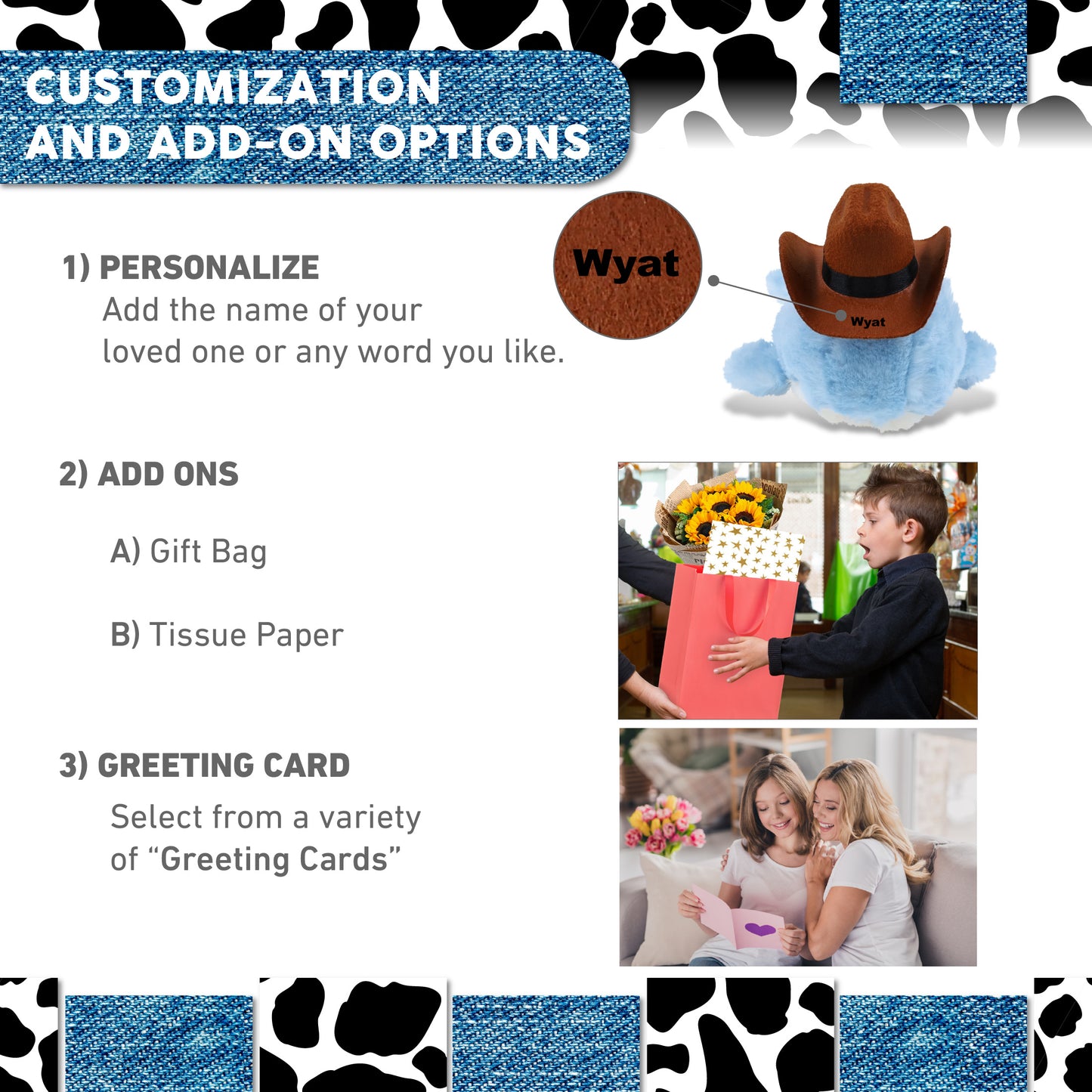 SUPER SOFT PLUSH - BLUE WHALE With COWBOY Dress Up