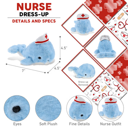 SUPER SOFT PLUSH - BLUE WHALE NURSE