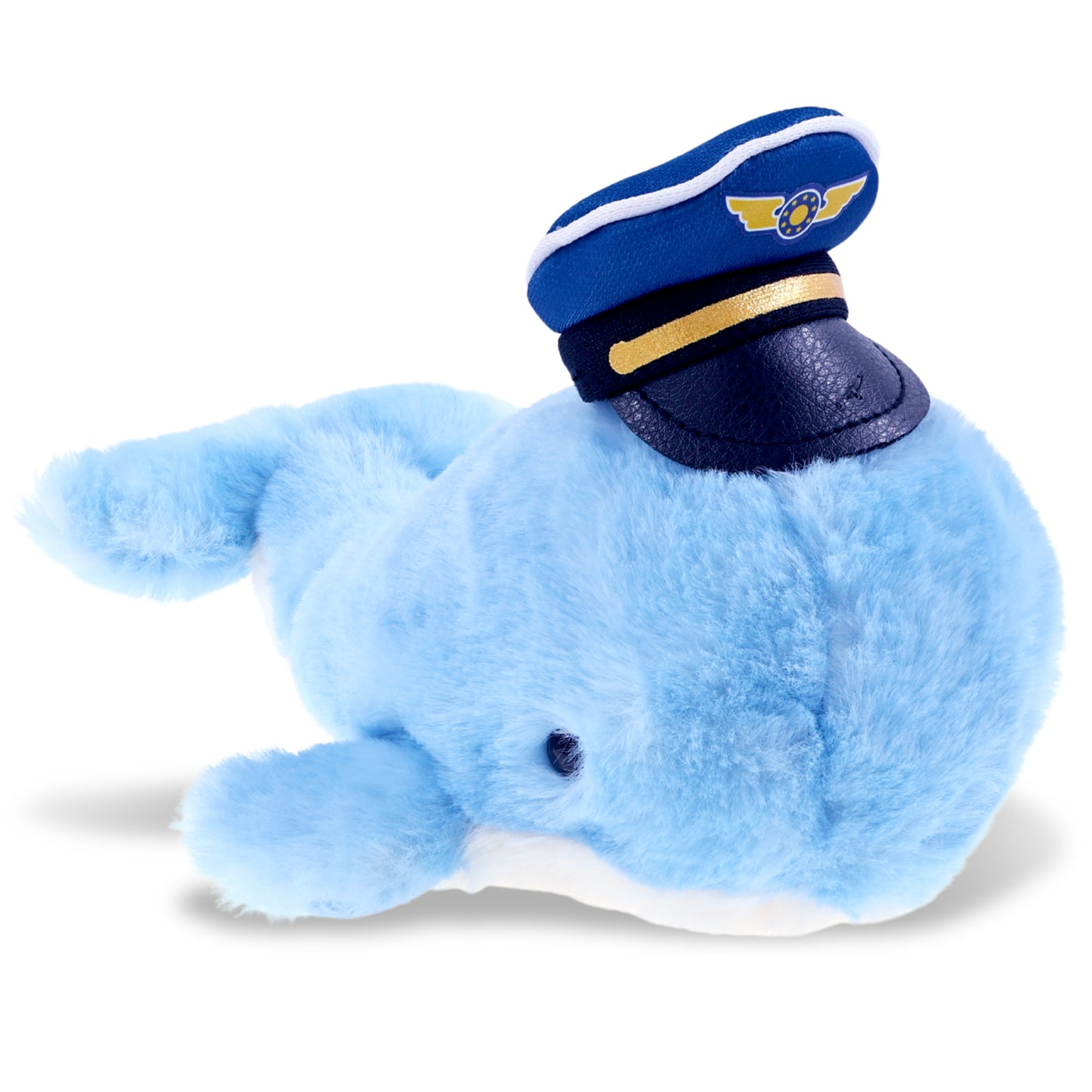 SUPER SOFT PLUSH - BLUE WHALE PILOT DRESS UP