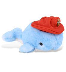 PLUSH FIREMAN - SUPER SOFT PLUSH - BLUE WHALE