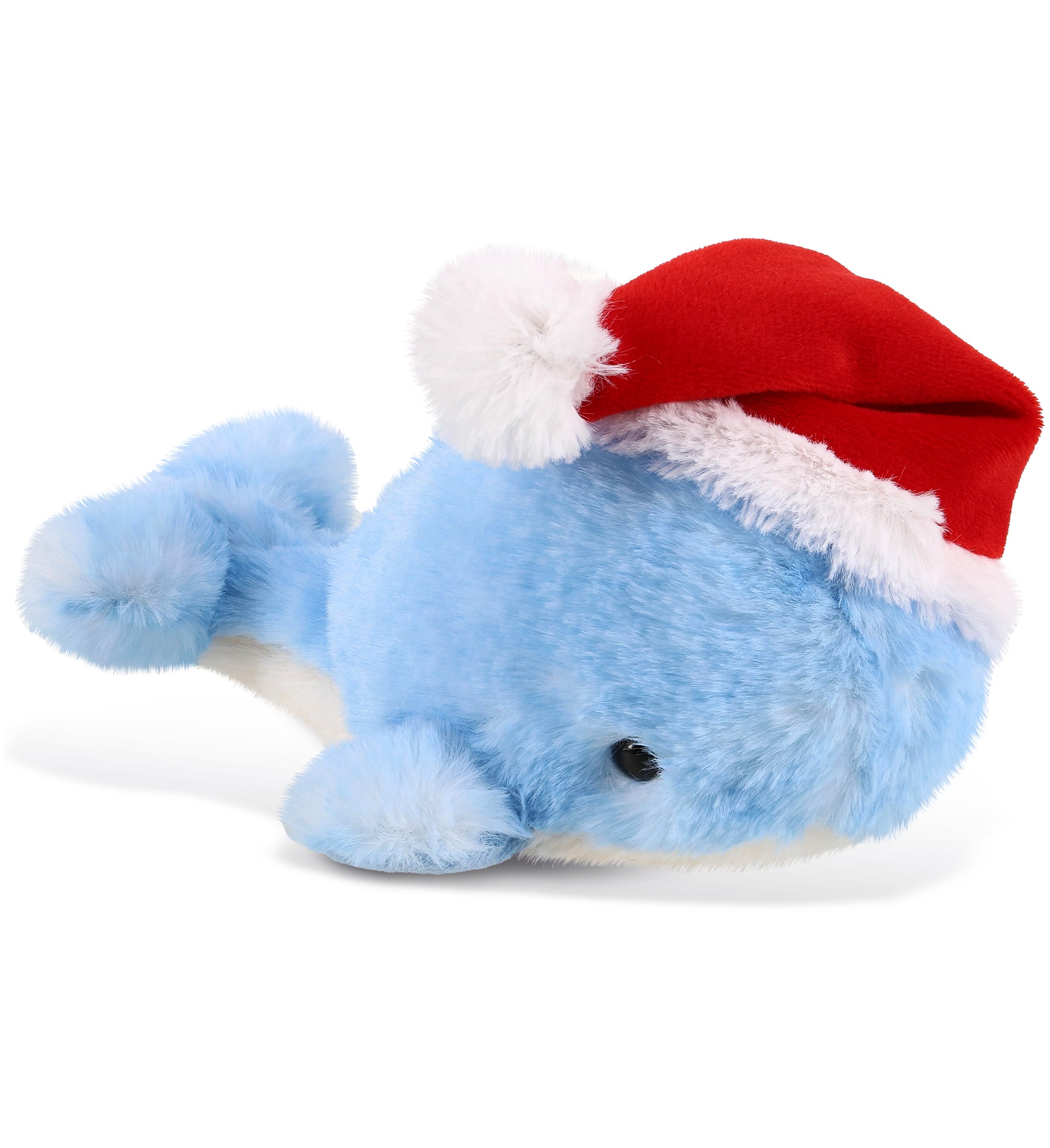PLUSH SANTA - SUPER SOFT PLUSH - BLUE WHALE