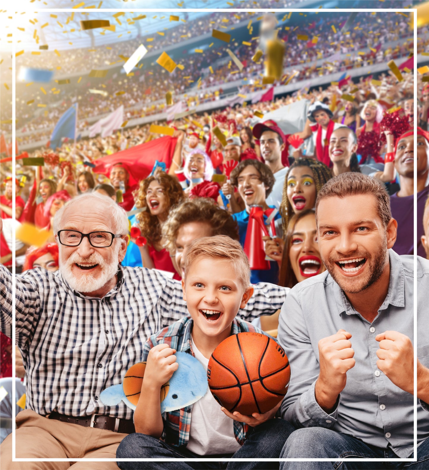 SUPER SOFT PLUSH - BLUE WHALE WITH BASKETBALL PLUSH
