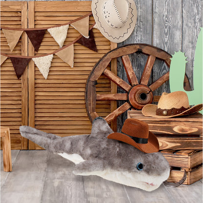 SUPER SOFT PLUSH - BLACKTIP REEF SHARK COWBOY DRESS UP