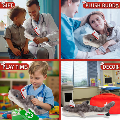 SUPER SOFT PLUSH - BLACKTIP REEF SHARK NURSE