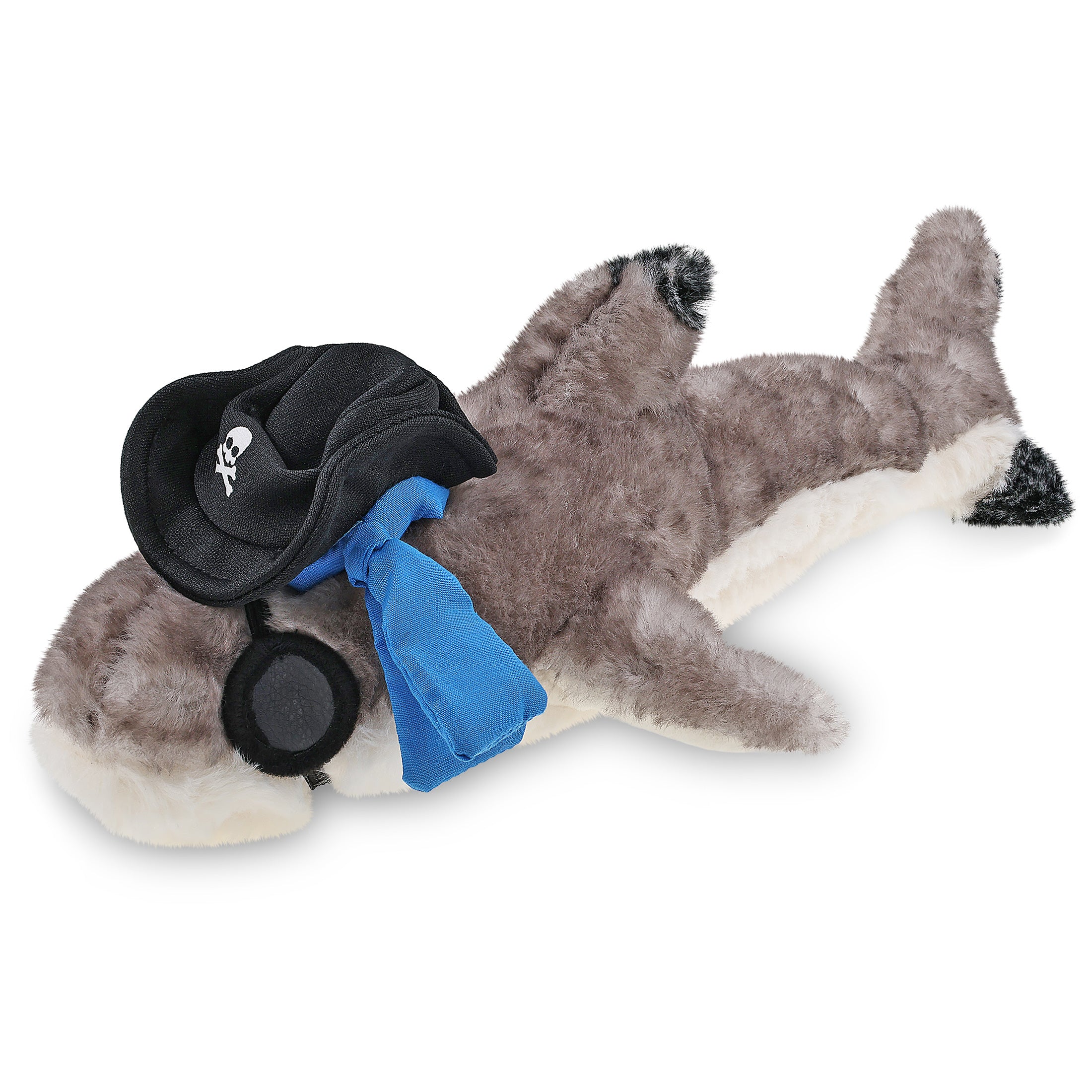 SUPER SOFT PLUSH - BLACKTIP REEF SHARK PIRATE DRESS UP