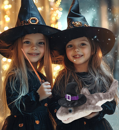 SUPER SOFT PLUSH - BLACKTIP REEF SHARK WITCH DRESS UP