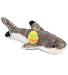 DolliBu Super Soft Blacktip Reef Shark with Yellow Easter Egg Plush - 16 Inches