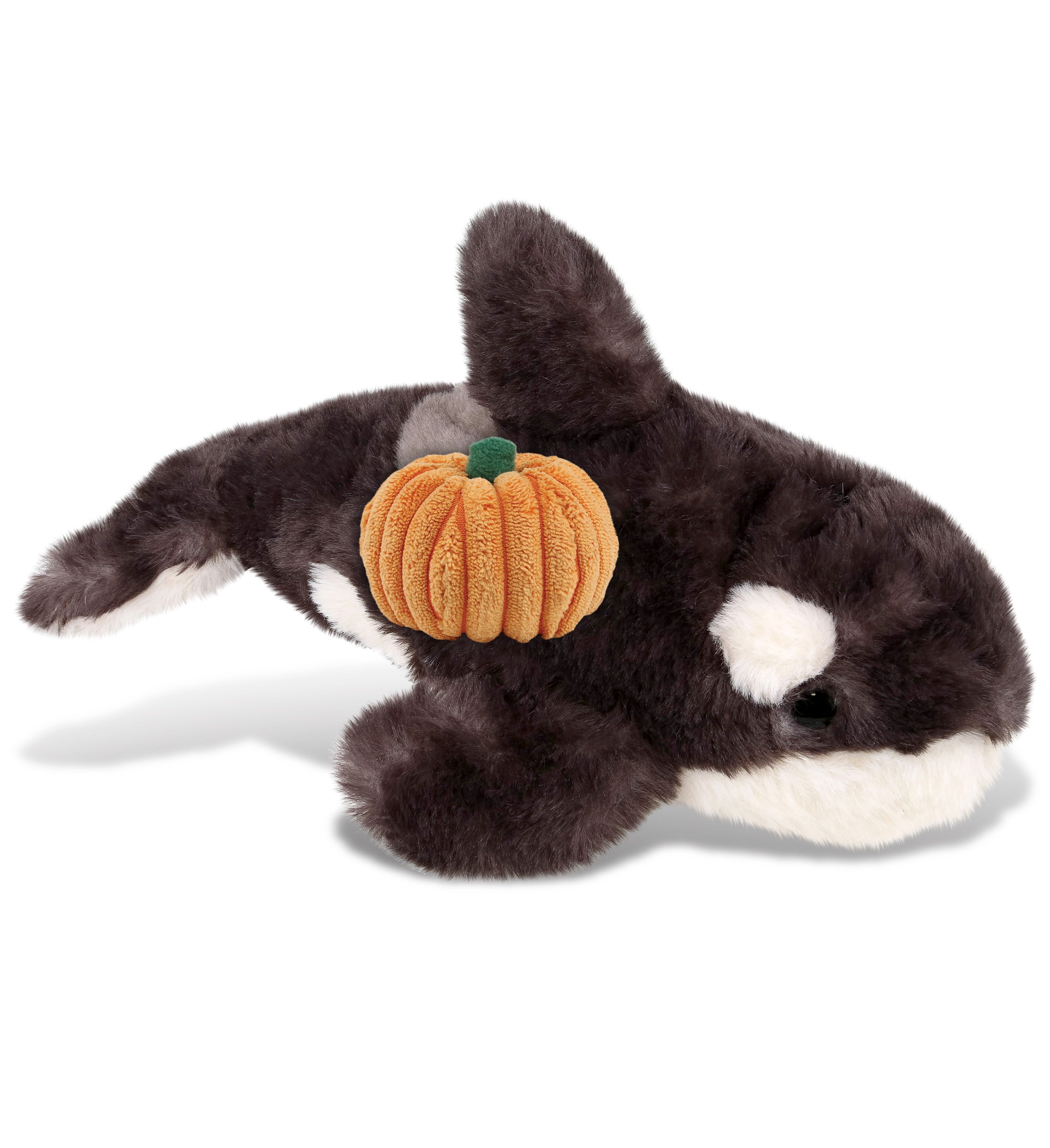 PLUSH PUMPKIN - SUPER SOFT PLUSH - WILD KILLER WHALE SMALL