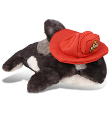 PLUSH FIREMAN - SUPER SOFT PLUSH - WILD KILLER WHALE SMALL