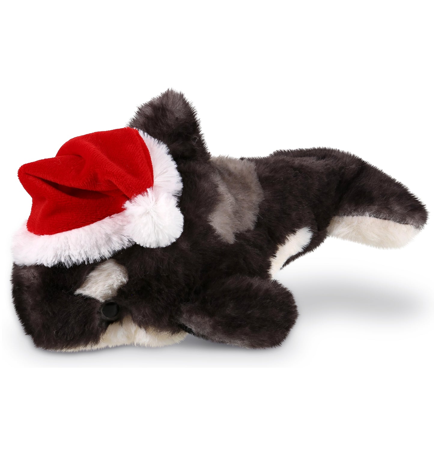 PLUSH SANTA - SUPER SOFT PLUSH - WILD KILLER WHALE SMALL