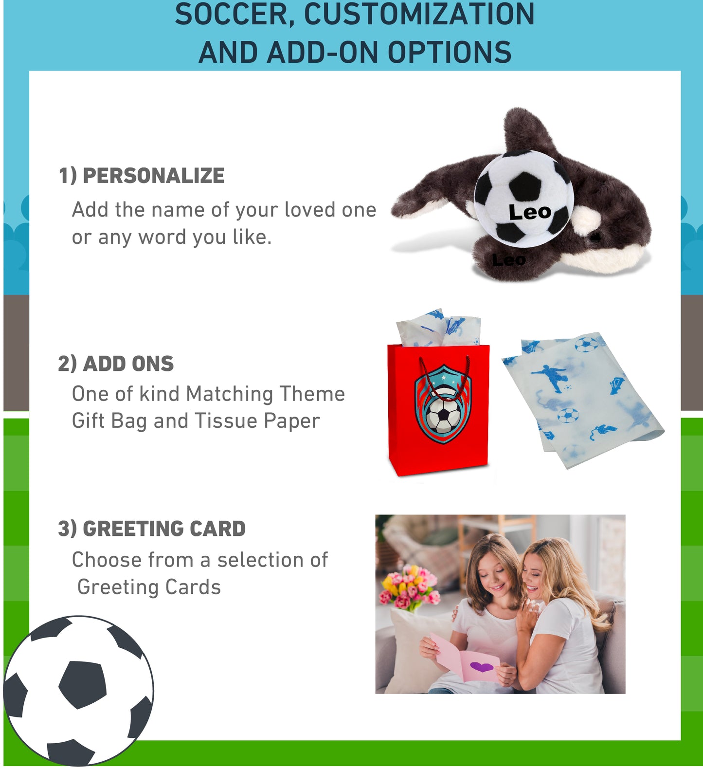 SUPER SOFT PLUSH - WILD KILLER WHALE SMALL WITH SOCCER PLUSH