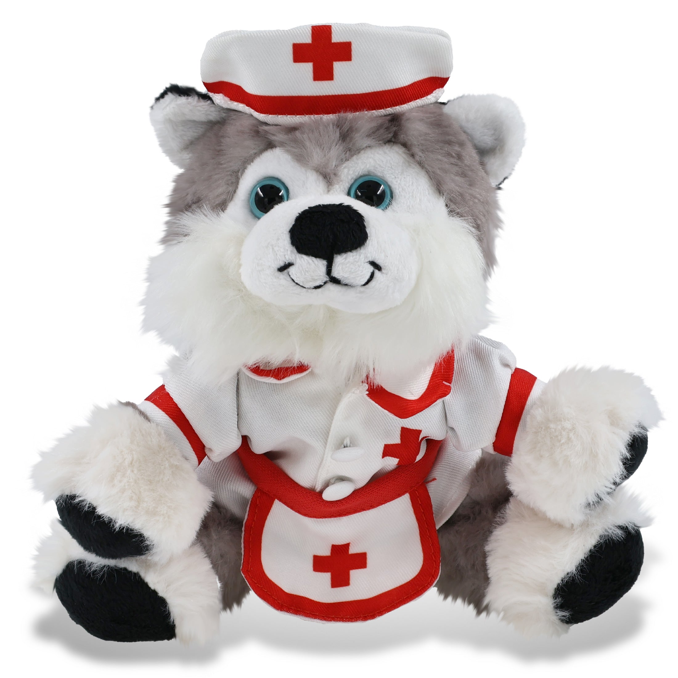 SUPER SOFT PLUSH - FLOPPY HUSKY NURSE