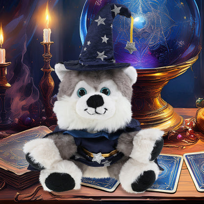 SUPER SOFT PLUSH - FLOPPY HUSKY WIZARD