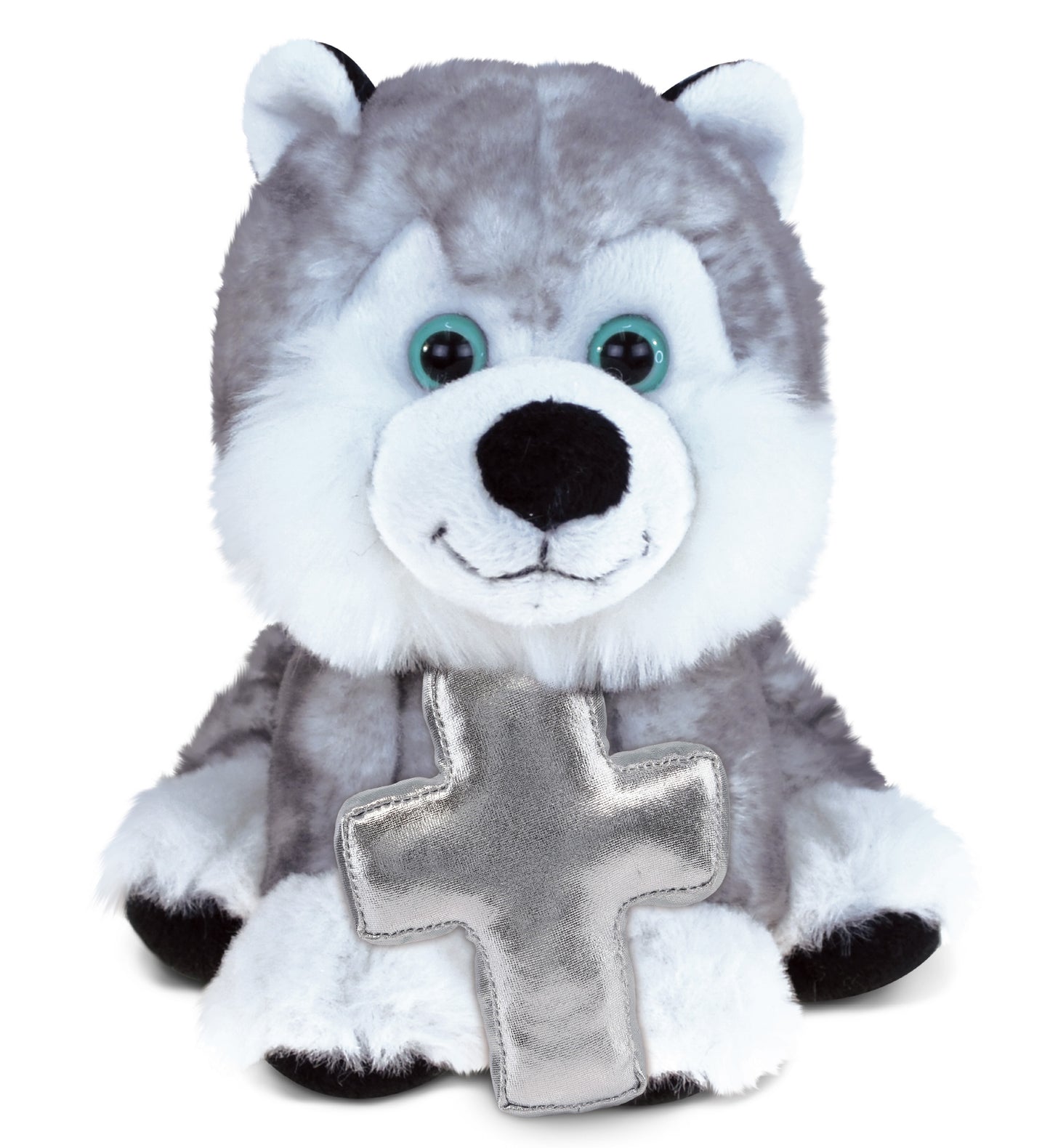 PLUSH CROSS - SUPER SOFT PLUSH - FLOPPY HUSKY