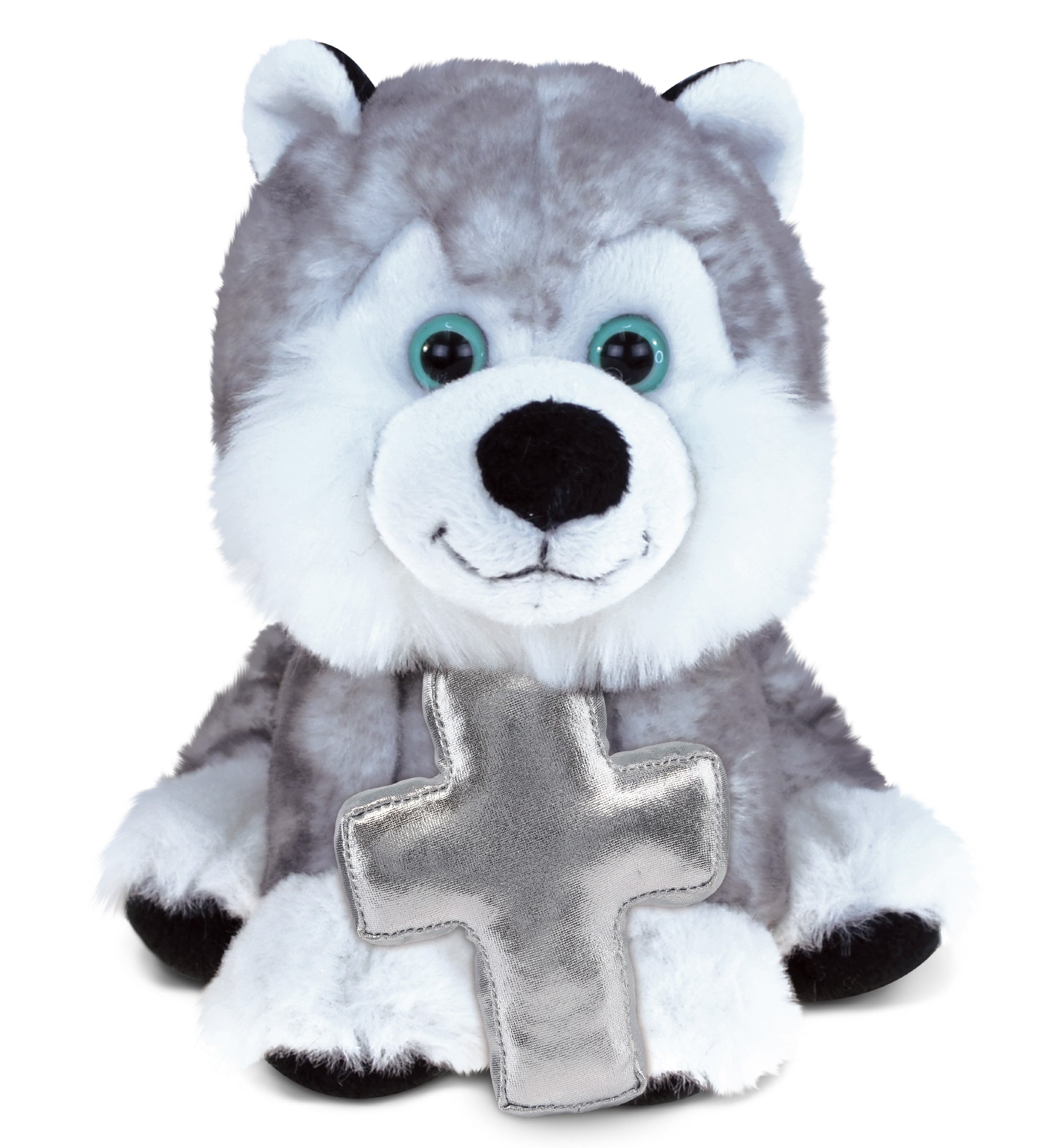 PLUSH CROSS - SUPER SOFT PLUSH - FLOPPY HUSKY