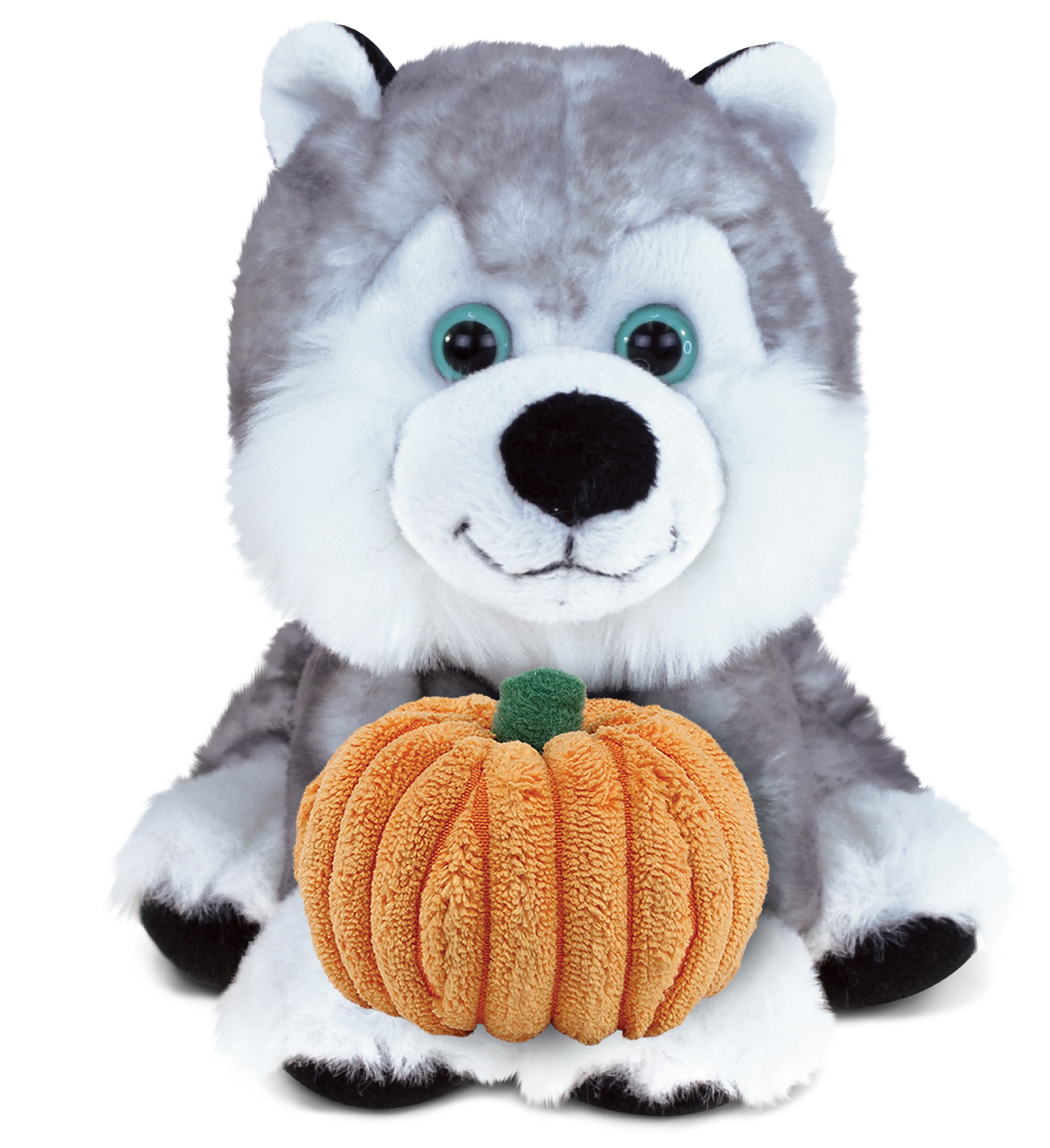 PLUSH PUMPKIN - SUPER SOFT PLUSH - FLOPPY HUSKY