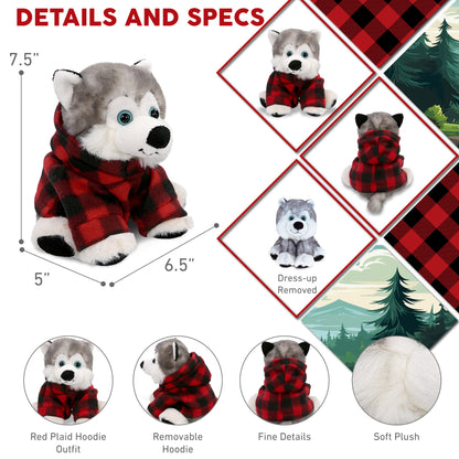 SUPER SOFT PLUSH - FLOPPY HUSKY